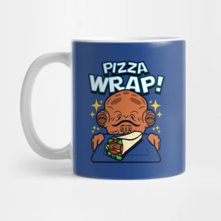 Funny Pizza Loving Cute Alien Meme Mug